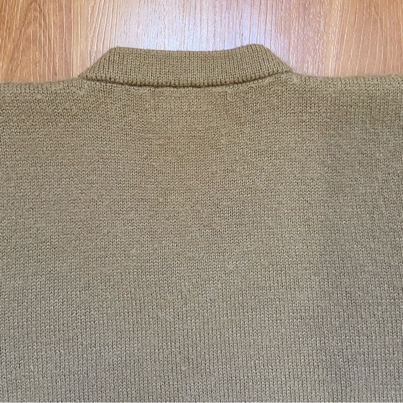 Vintage Baby Alpaca Men’s Naturally Distressed Tan Vest Size Medium - Picture 5 of 9